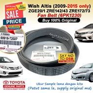 Altis Wish (2008-18) Alternator / Fan Belt (Original) ZRE142 ZRE143 ZGE20 ZRE172 ZRE173 6PK1230 9091