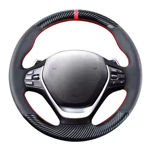 DIY Carbon Fiber Car Steering Wheel Cover for BMW F25 X3 X4 F20 3 Series F30 F31 F34 4 Series F32 F3