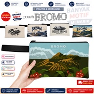 Bromo Souvenir Wallet | Bromo Souvenir Pouch with Tourism Motif | Size 24 x 14 cm DTP