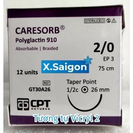CARESORB 2/0 Surgical Suture (Similar to Vicryl 2)