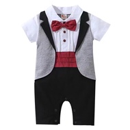 Baby romper w/toxido bowtie design for baby