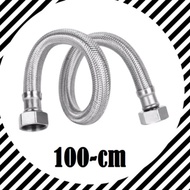 100cm Stainless Steel Flexible Braided Hose 1/ 2" 100cm Sink Hose/