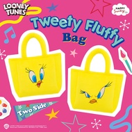 Happy Sunday Tweety Fluffy Bag | Looney Tunes Collection Handbag