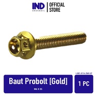 IND Probolt-Pro Bolt Gold M6x35-6x35-6 x 35 Key 8-K8