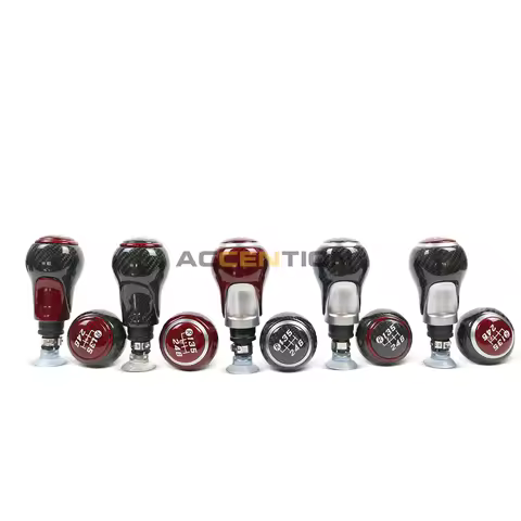 12mm Carbon Fibre MT 6S Gear Shift Knob For Audi A4 B6 B7 B8 A6 S4 8K A5 8T Q5 8R S Line For Seat Le