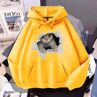 L903 Cat Pattern Long Sleeve Hoodie There Are 7 Colors And Sizes To Choose From (S-3XL)