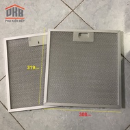 Aluminum grease screen size 308*319mm and size 323*319mm for straight glass range hood