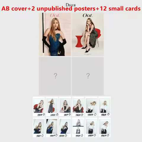 Official WeChat Freen Oat Single Magazine Imperial Sister Cover Photo Small Card Poster Freenbecky G