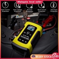 12V 5A Full Automatic Car Battery Charger Intelligent Fast Power Charging Pulse Repair Chargers Wet Dry Lead Acid Batter