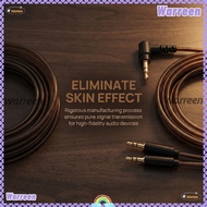 WARREEN Earphone Replacement Cable, Plug and Play 120cm/47.2in Aux Cable, Flexible 3.5mm to Dual 2.5