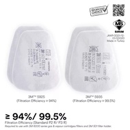 3M 5925 P2 R & 5935 P3 R Particulate Filter/SIRIM Approved/Replacement of 5N11 RRPSD (1 PAIR)