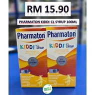 Pharmaton Kiddi CL Syrup 2x100ml / 100ml [exp: 7/24] [selera makan, immune system]