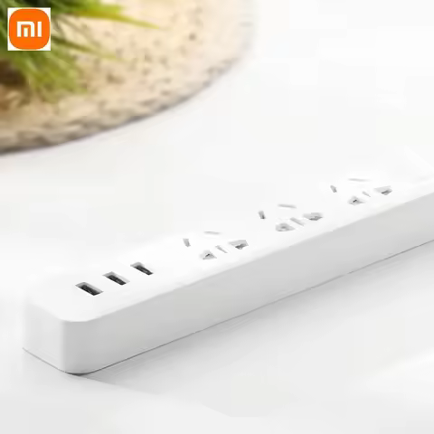 Original Xiaomi Smart Home Electronic Power Strip Socket Fast Charging 3 USB with 3 Sockets Standard