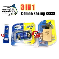 KRISS 110 KRISS 1 2 RACING CDI ESPADA & Racing Bee 6pin 8pin & RACING PLUG COIL Espada Racing Spark 