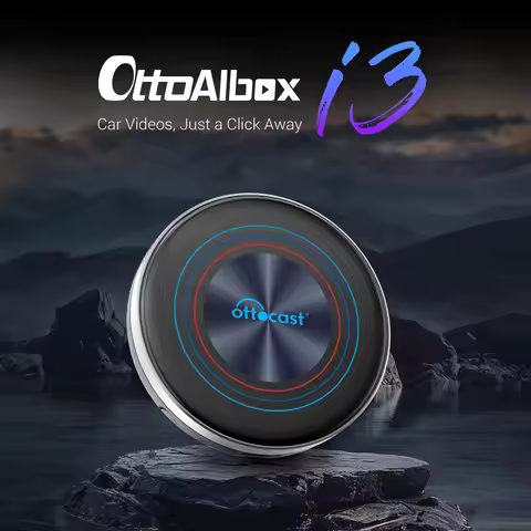 OTTOCAST OttoAiBox i3 Wireless CarPlay Snapdragon 6125 Android 13 AI Box for Netflix for BMW ID6 ID7