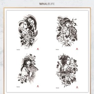 OFFER *   1 Pcs Girl Tattoo Sticker 19x12cm 纹身贴 Tatu Sticker 3 Days TBS-Series