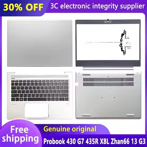 NEW Laptop Case for Probook 430 G7 435R X8L ZHAN66 13 G3 LCD Back Cover Front Bezel Keyboard Bottom 