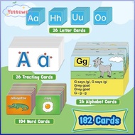 YVETTPH Alphabet Learning Pocket Chart, Interactive Preschool Letter Handwriting Practice Tool, Home