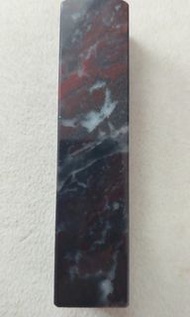 天然雞血玉石印章1個