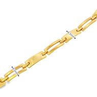 Top Cash Jewellery 916 Gold Polished Surface Design Bracelet