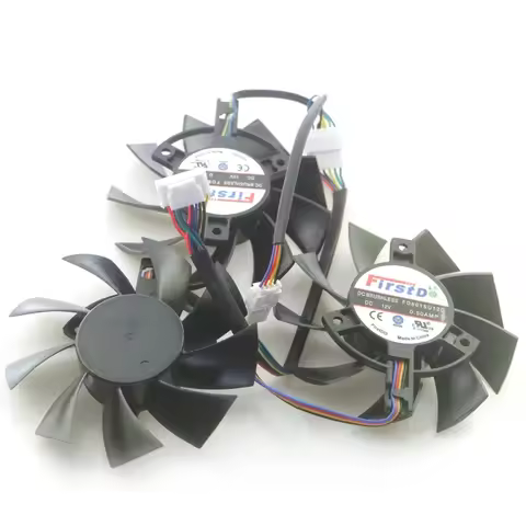 FD8015U12D 75mm 39*39*39mm 0.50AMP 4Pin 4Wire For ASUS RX5700XT RX5700 TUF X3 OC Graphics Video Card