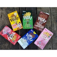 Glico Pocky Stick Snacks 47 gr Chocolate, Strawberry, Cookies Cream, Double Choco, Milky Matcha, 25 