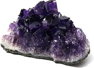 Namzi Raw Amethyst Stones and Crystals Rock, Natural Amathesis Crystal Clusters, Geodes with Crystals, Cuarzo Amatista Original, Real Amethyst Crystals Geode, Gemstones, Healing Crystals(0.11Lb)