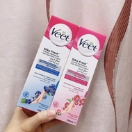 Kem Tẩy Lông Veet Silk & Fresh Sensitive Skin Nha Đam Vitamin E 100ml HOT