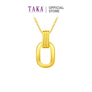 JB9 TAKA Jewellery 999 Pure Gold Pendant with 9K Gold Chain