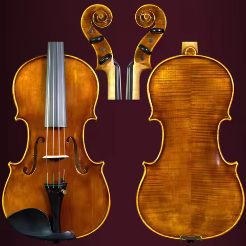 100% Handmade violin Stradivarius 1716 4/4 Brown vintage oily varnish Professional violin 바이올린 كمان 
