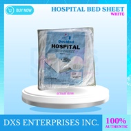 HOSPITAL BED SHEET FITTED BED SHEET- CANADIAN COTTON FABRIC- STANDARD SIZE FOR HOSPITAL BED WHITE