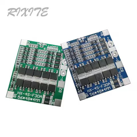 BMS 4S 30A 14.4V Balancer PCB 18650 Lipo Li-ion Lithium Battery Protection Board LiFePO4 4S BMS Bala