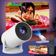 Portable smart projector HY300MINI wired and wireless mobile phone projection home 4K HD projector