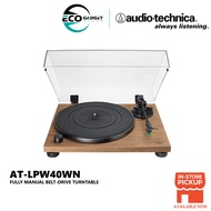 Audio-Technica AT-LPW40WN Fully Manual Belt-Drive Turntable - (ATLP40W/LP40/LP40W/LPW40WN)