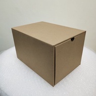 [Ready stock] Kraft Paper Drawer Storage Box L30xW21xH18.5cm Model Kit Shoes decorations tool cosmet