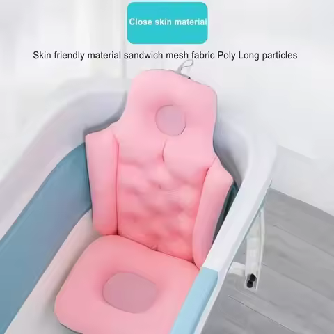 Bathtub Pillow Universal Neck Back Soft Support Bathtub Headrest Massage Cushion Lumber Pillow For H