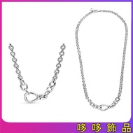 [Dodo Jewelry] S925 Necklace Mother's Day Series Eternal Symbol Necklace Heavy Industry Necklace Ste