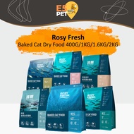 Rosy Fresh Baked Cat Food (Chicken/Duck/Fish/Rabbit) 400G/1KG/1.6KG/2KG E5pet