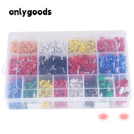 ONLYGOODS 2120PCS Insulated End Terminal, Copper Wire 22AWG-5AWG Wire Crimp Connector, "Heavy Duty I