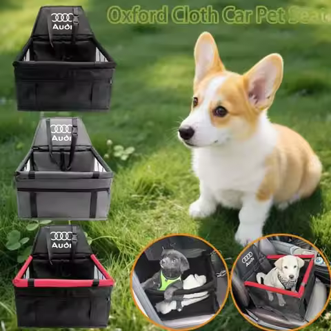 Car LOGO Folding Pet Supplies Waterproof Dog Mat Blanket Safety Pet For Audi A1 A3 A4 A5 A6 A7 A8 Q2