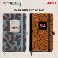 [SG] Apli 2025 Passport W/V-Cat Diary [Evergreen Stationary]