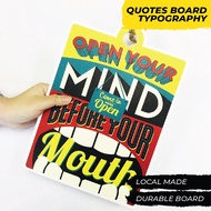 Loookastore Limited-Edition Quotes Board Typography Hanging Frame For Room Decoration Quotes