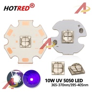 UV Purple LED 10W XMLL 5050-T6L2 SMD High Power 4Chips 3-3.7V 365nm 370nm 395nm 405nm For UV curing 