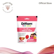 Difflam Kids and Adult Soothing Throat Pops - 10s [Manuka Honey & Strawberry] & Soothing Drops + Imm