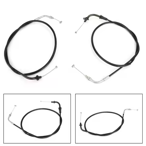 Areyourshop For Yamaha V-Star 1100 XVS1100 1999-2011 Throttle Cable 5PB-26311-10 Motorcycle Steel Wi