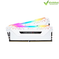 Corsair Vengeance RGB Pro 16GB White 3200Mhz DVD4 PC Ram (2x8GB)