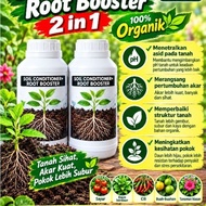 Soil Conditioner+RootBooster.2in1.100%"Organik.Megasale 9.9.Rawatan neutralkan asid pada tanah dan a