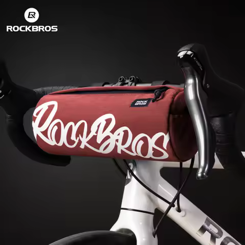 ROCKBROS Bicycle Cylinder Pannier Bag Waterproof Bike Hanging Pack Adjustable Pannier Pack Hanging C