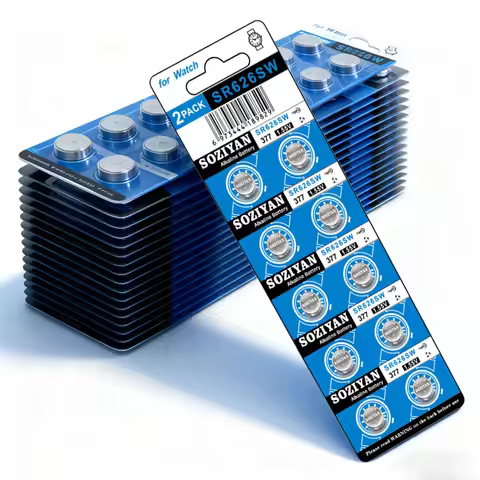 Wholesale 1.55V AG4 Button Batteries 377 SR626 SR626SW Cell Coin Alkaline Battery 177 376 626A LR66 