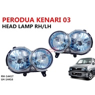 PERODUA KENARI AEROSPORT 2003-2006 HEAD LAMP / LAMPU DEPAN